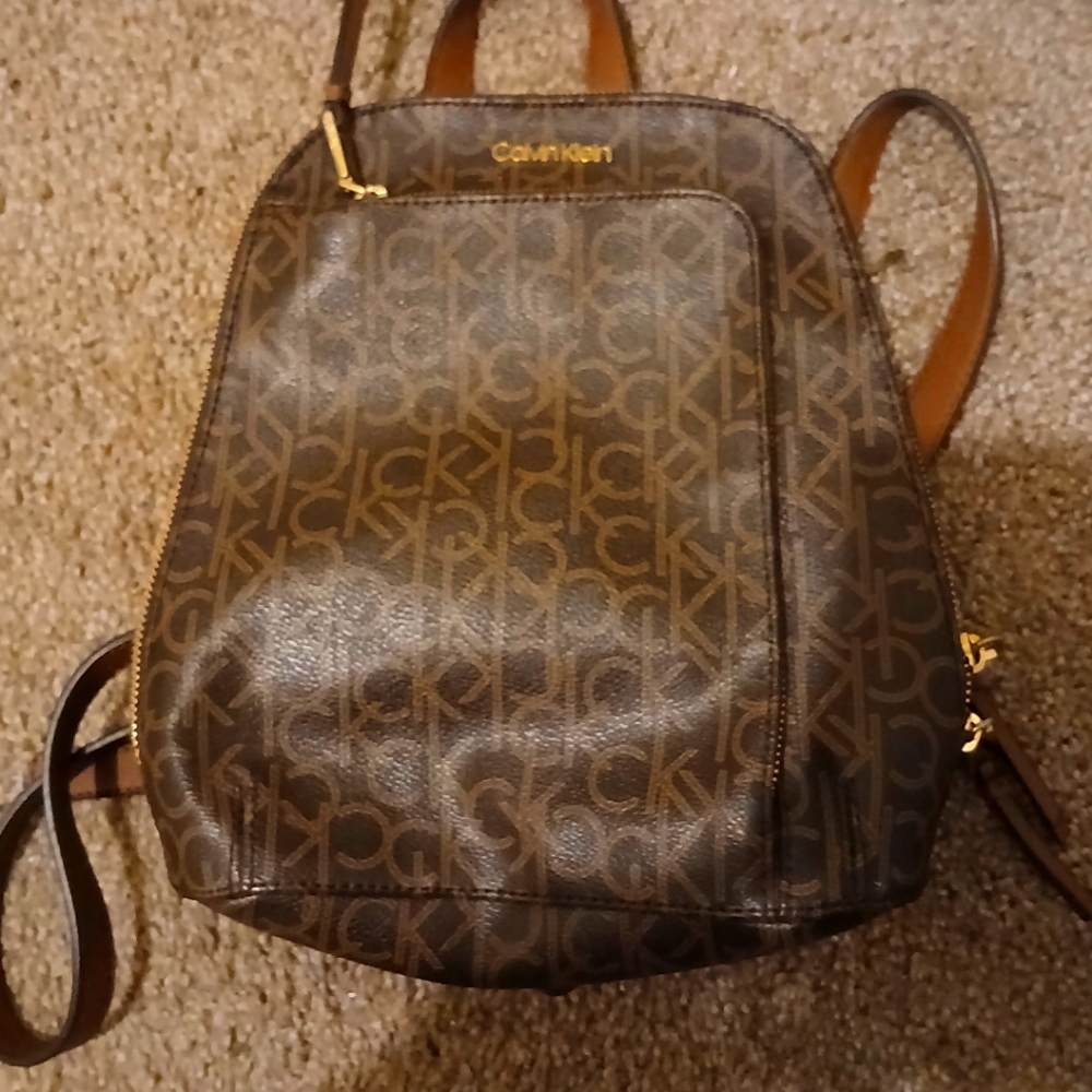 Brown Calvin Klein Hudson Backpack